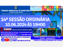 14ª SESSÃO ORDINÁRIA - 10.06.2024 ÀS 19H00.