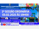 1ª SESSÃO ORDINÁRIA 03.02.2025 ÀS 19H00