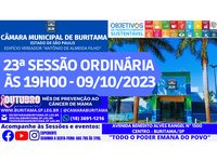 23ª SESSÃO ORDINÁRIA - 09.10.2023 ÀS 19H00.