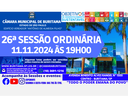 26ª SESSÃO ORDINÁRIA - 11.11.2024 ÀS 19H00.