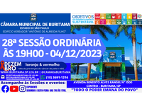 28ª SESSÃO ORDINÁRIA - 04.12.2023 ÀS 19H00.